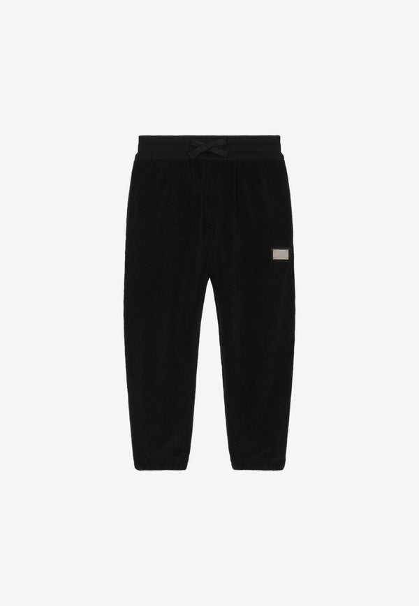 Boys Logo-Patch Track Pants