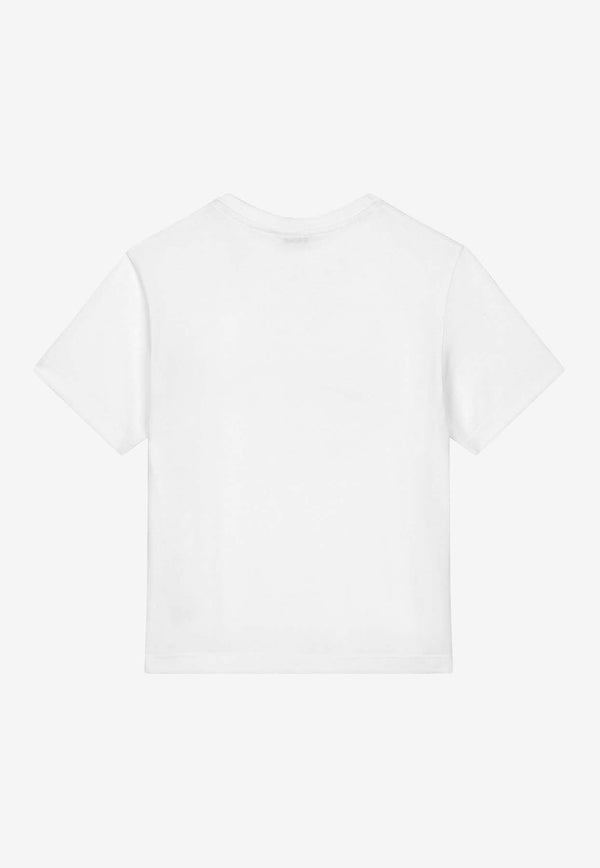 Boys Logo Print Short-Sleeved T-shirt