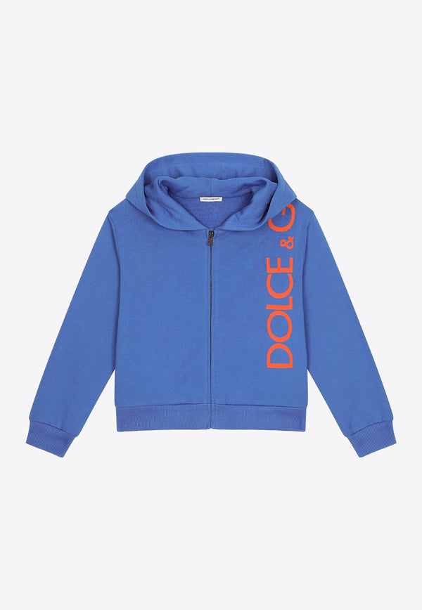 Boys Logo Zip-Up Hoodie