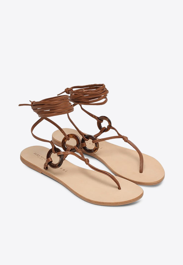 Mer Gladiator Leather Sandals