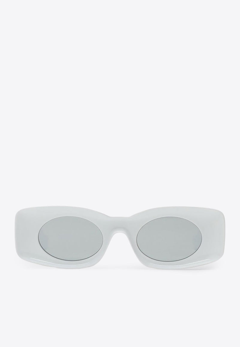 X Paula Ibiza Oval-Shaped Logo Sunglasses