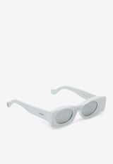 X Paula Ibiza Oval-Shaped Logo Sunglasses