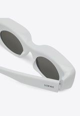 X Paula Ibiza Oval-Shaped Logo Sunglasses