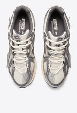 1906A Low-Top Sneakers in Silver Metallic with Castlerock and Gold Metallic