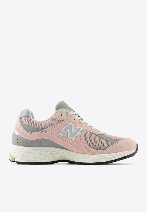 2002R Low-Top Sneakers in Orb Pink with Shadow Gray and Silver Metallic