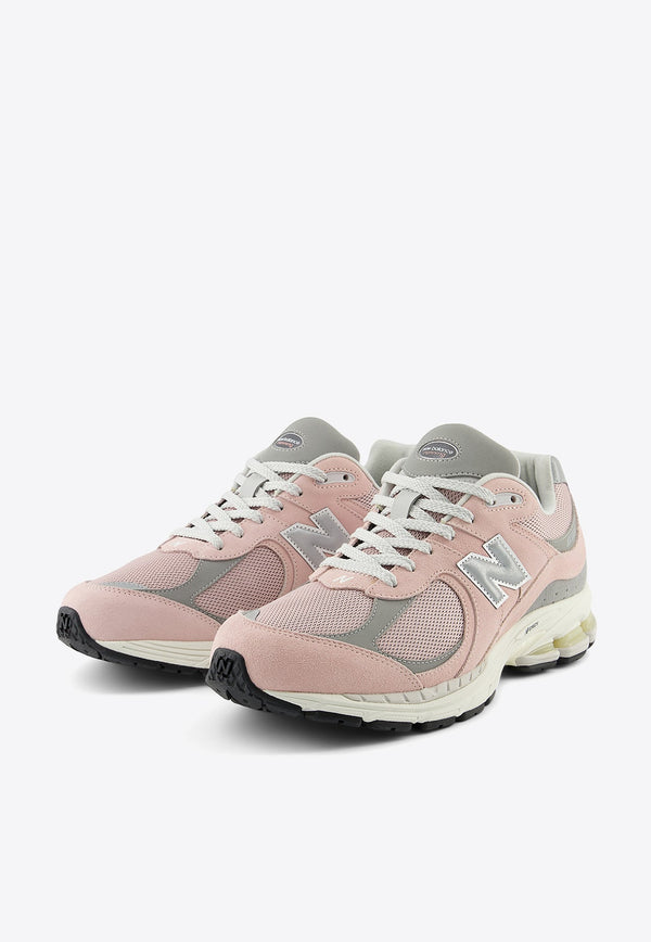 2002R Low-Top Sneakers in Orb Pink with Shadow Gray and Silver Metallic