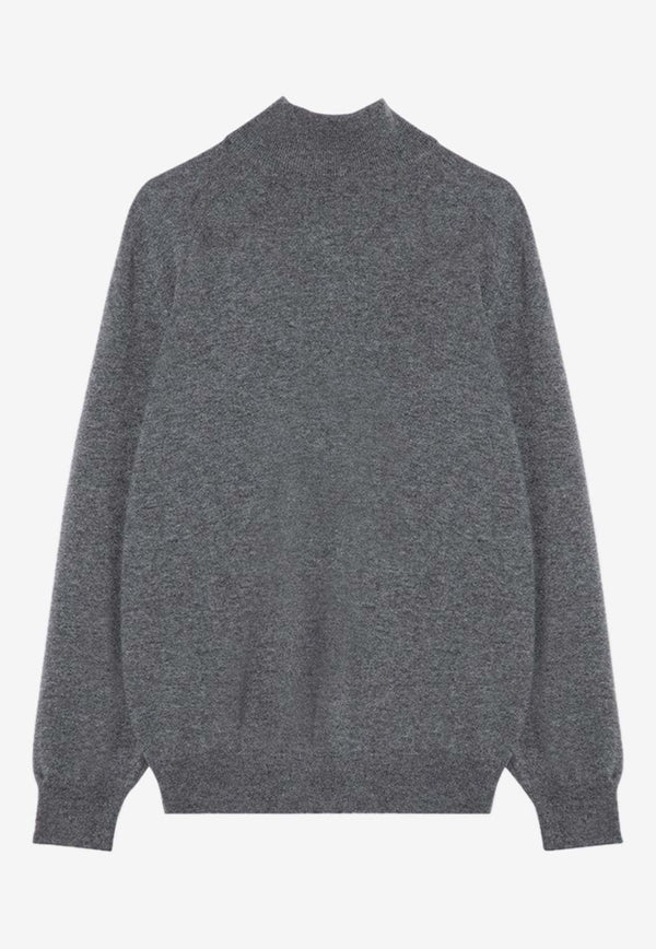 Half-Zip Cashmere Sweater