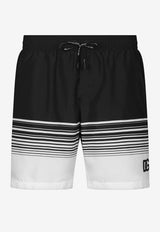 DG Logo Print Swim Shorts