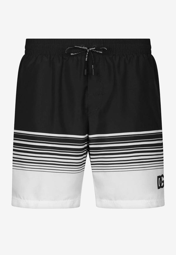 DG Logo Print Swim Shorts