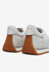 Flow Runner Nylon and Suede Sneakers