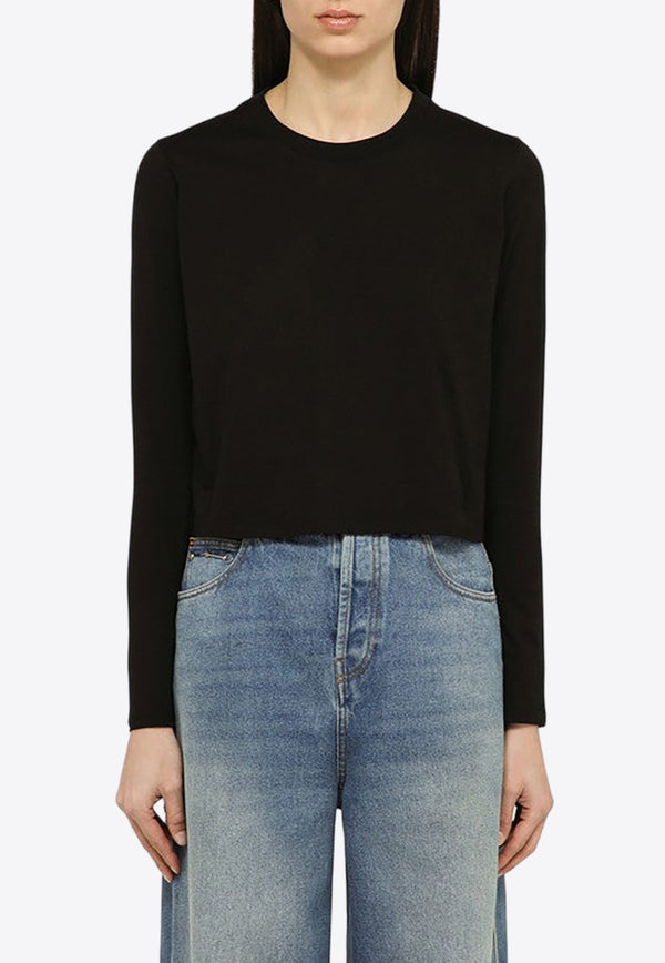 Long-Sleeved Cropped T-shirt