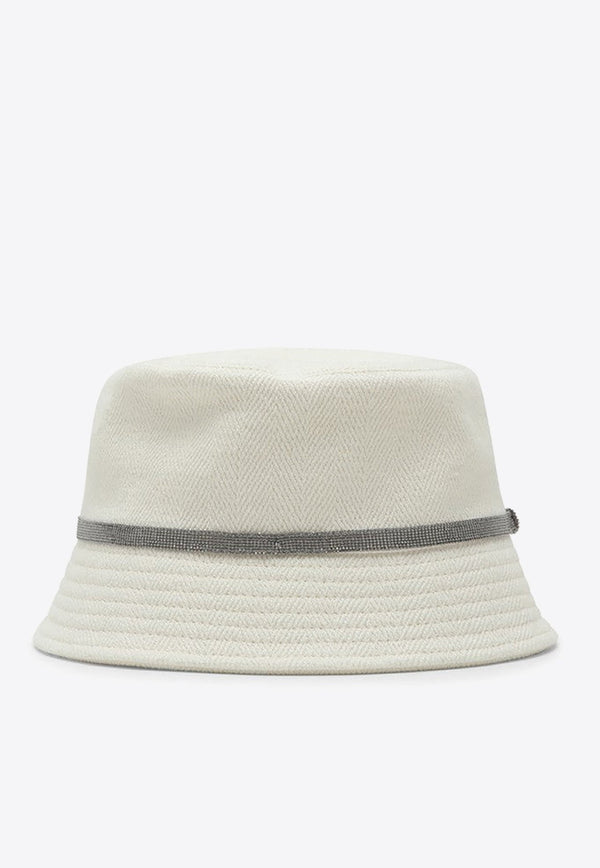Monili Embellished Bucket Hat