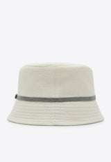 Monili Embellished Bucket Hat