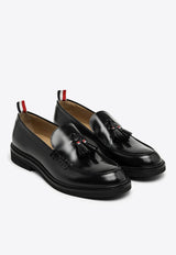 Leather Moccasin Loafers with Tassels