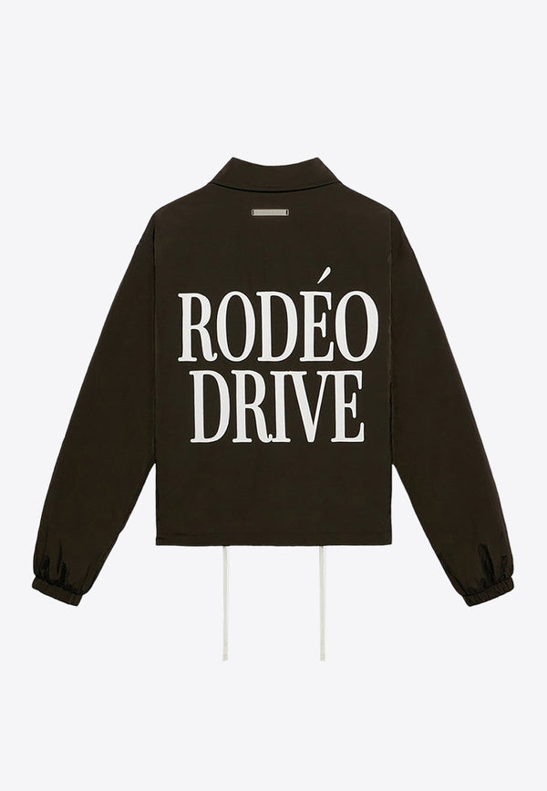 Rodeo Drive Print Coach Jacket