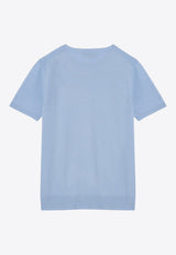Cashmere Knit Logo T-shirt