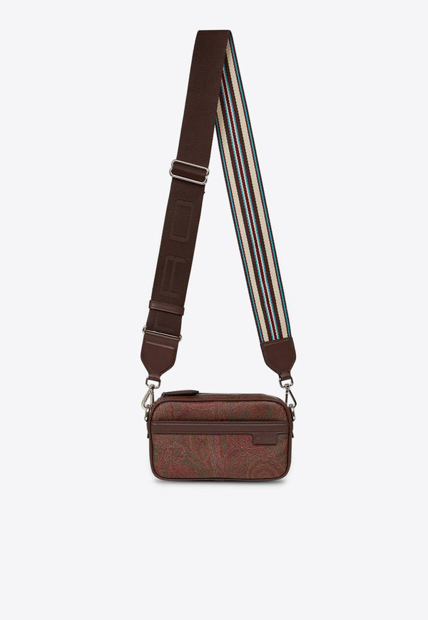 Mini Paisley Jacquard Crossbody Bag
