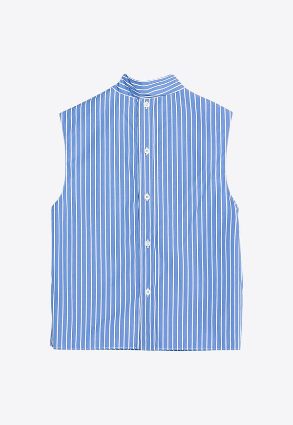 Sleeveless Striped Shirt