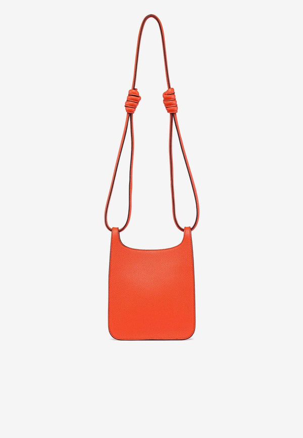 Mini Himmel Grained Leather Hobo Bag