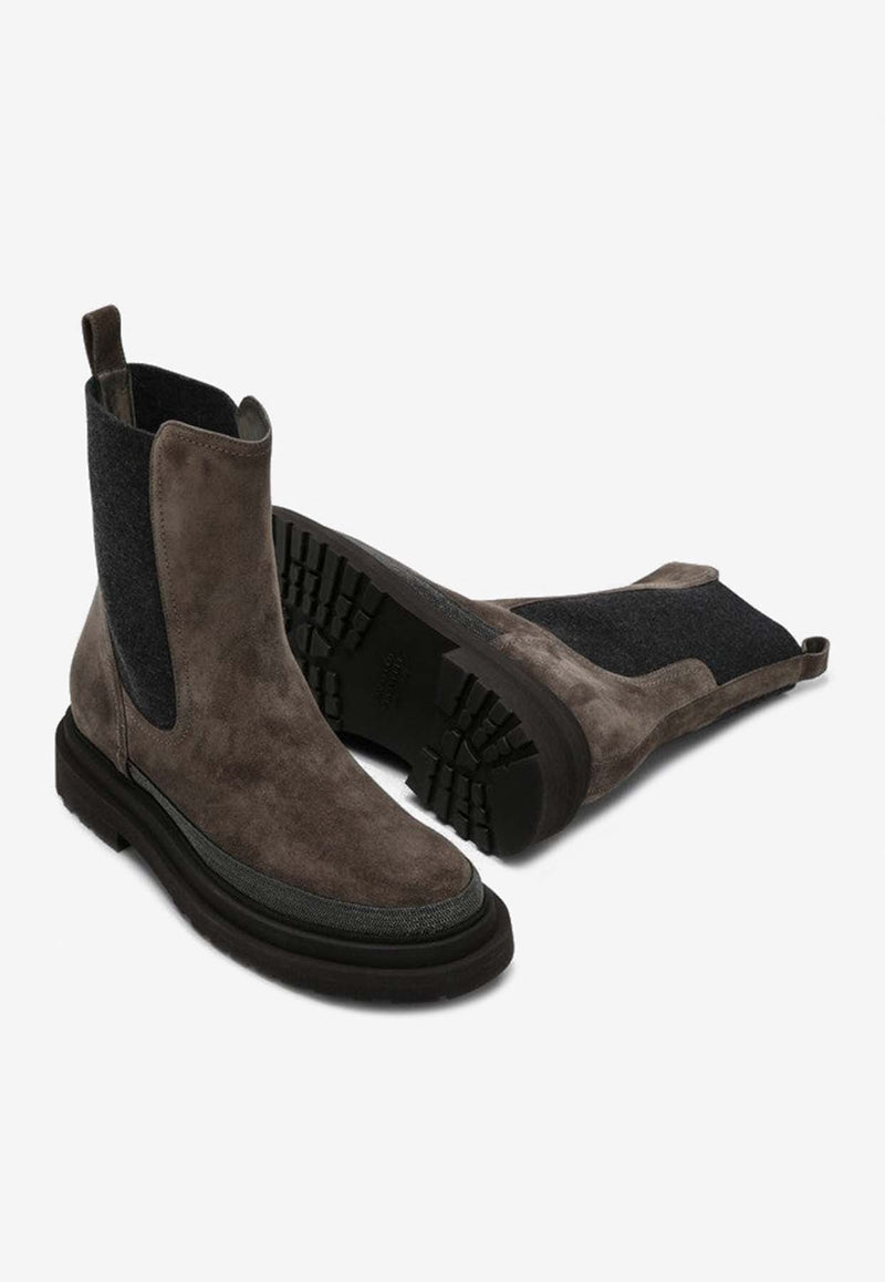 Suede Chelsea Boots