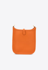 Mini Evelyne 16 in Orange Taurillon Clemence with Gold Hardware