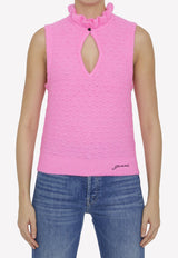 Wool Knitted Sleeveless Top
