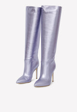 Lilac 105 Knee-High Leather Boots