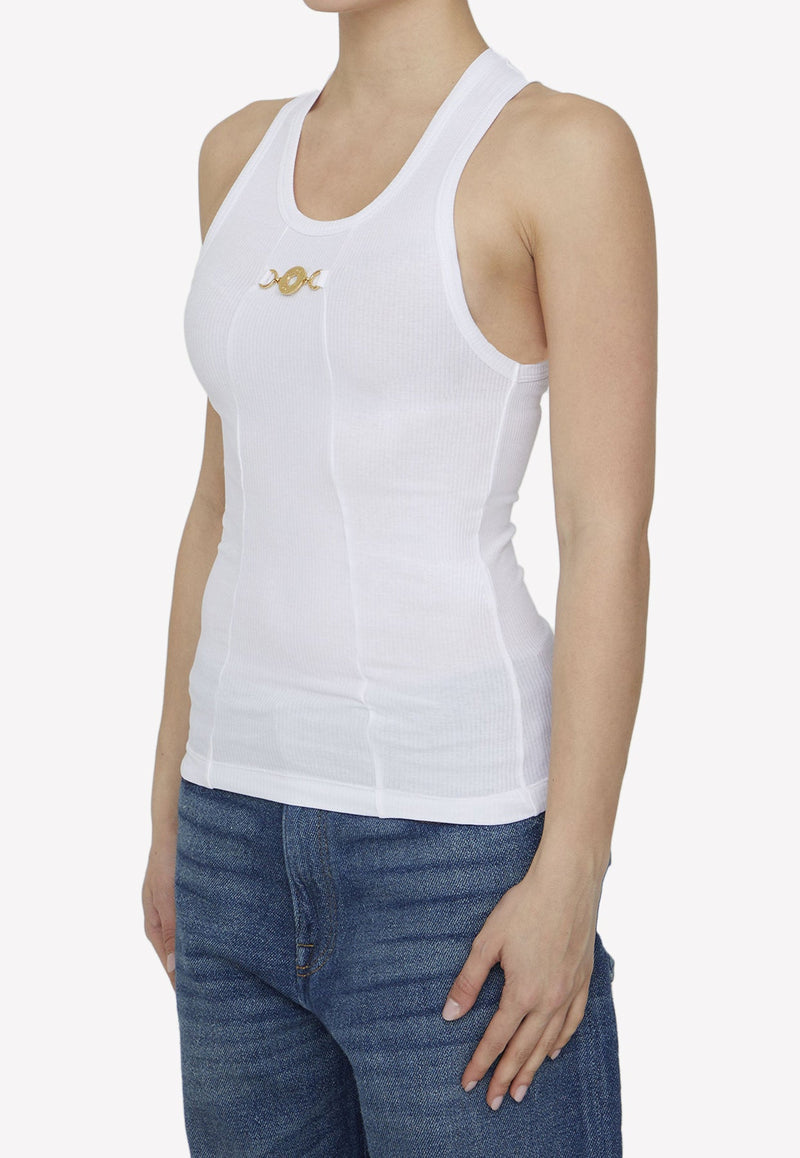 Medallion-Embellished Tank Top