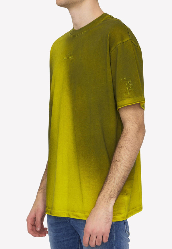 Gradient-Effect Short-Sleeved T-shirt