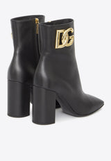 Jackie 90 DG Logo Ankle Boots