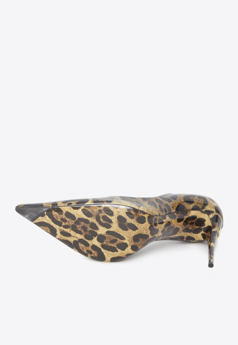 Lollo 105 Leopard Print Pumps