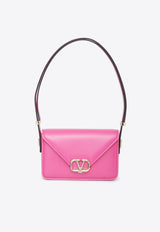 Small Letter Shoulder Bag in Calf Leather