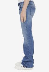 Low-Rises Flared Jeans