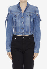 Denim Cropped Jacket