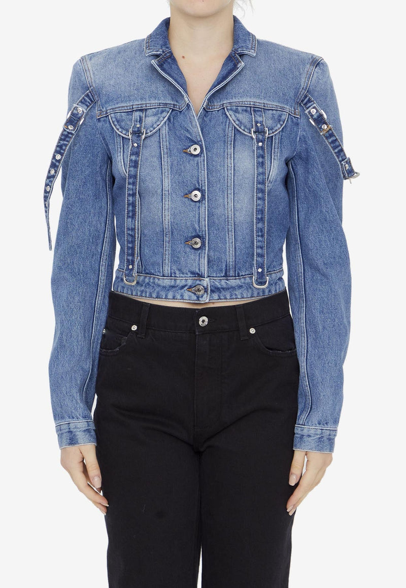 Denim Cropped Jacket