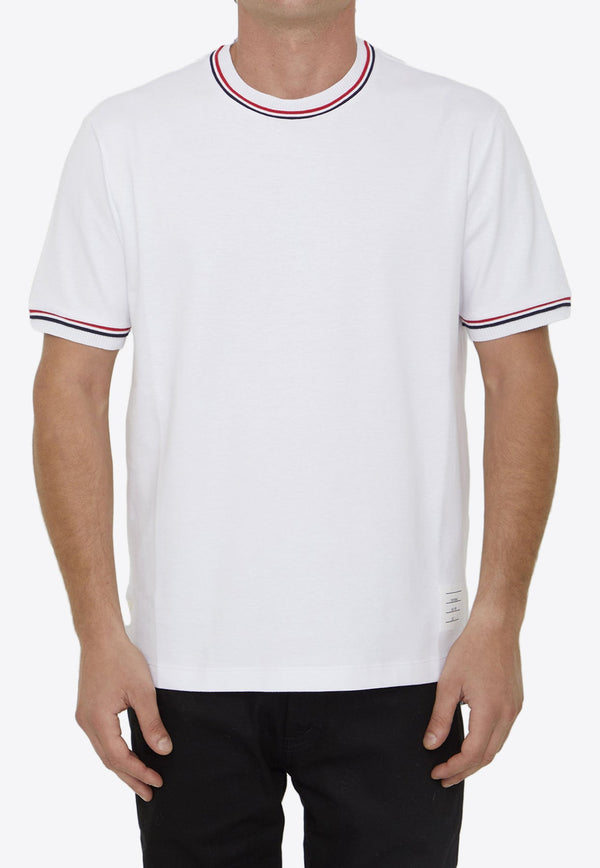Milano Stripe Detail Crewneck T-shirt
