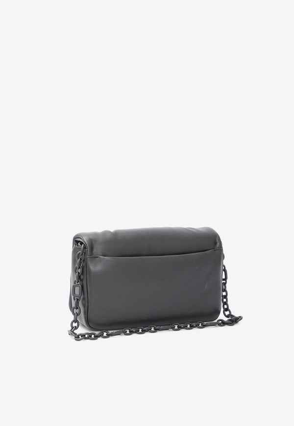 Viv' Choc Shoulder Bag in Leather