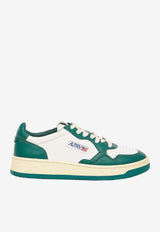 Medalist Bicolor Low-Top Leather Sneakers