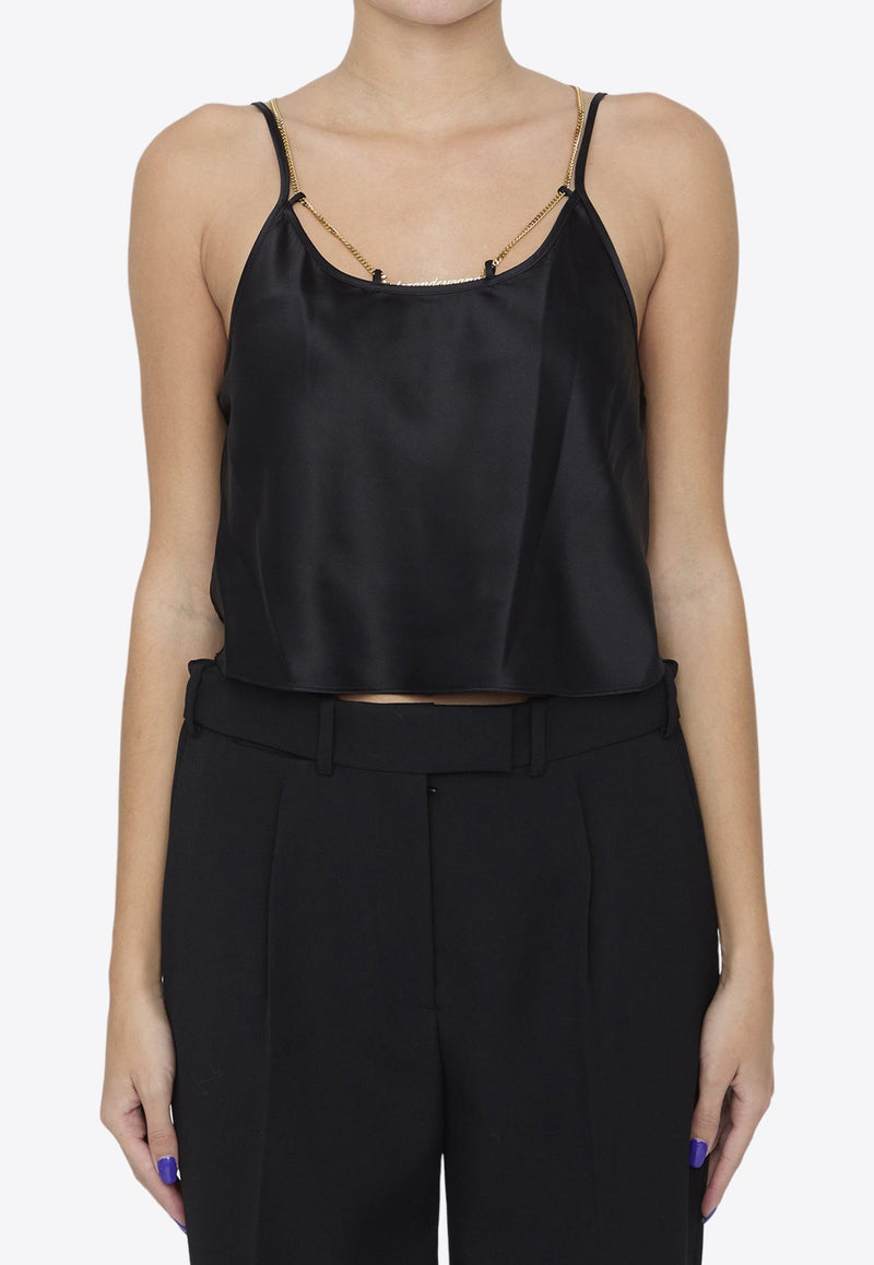 Chain-Link Sleeveless Top