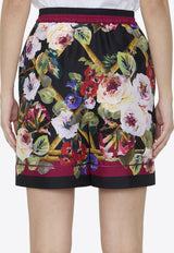 Roseto Mini Shorts in Silk