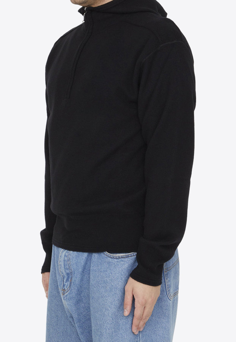 Half-Zip Hooded Sweatshirt