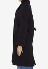 Single-Breasted Wool Coat