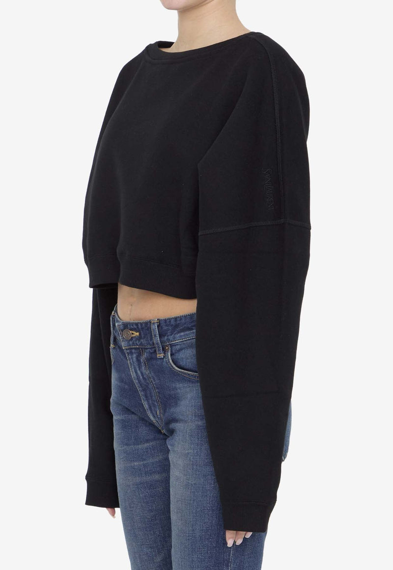 Cropped Crewneck Sweatshirt