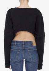 Cropped Crewneck Sweatshirt