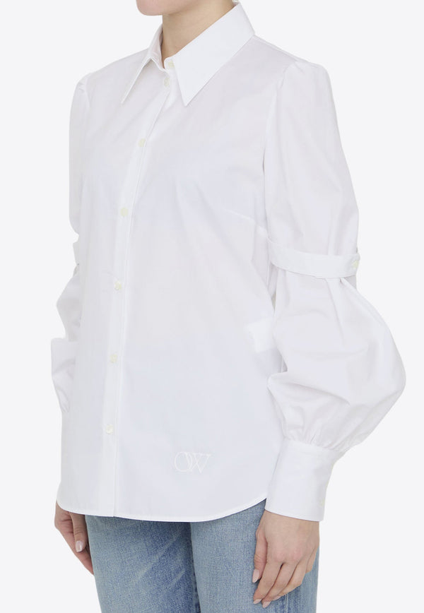 Classic Long-Sleeved Shirt with Straps