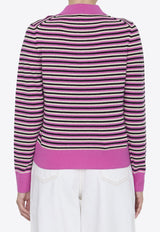 Striped Polo Sweater