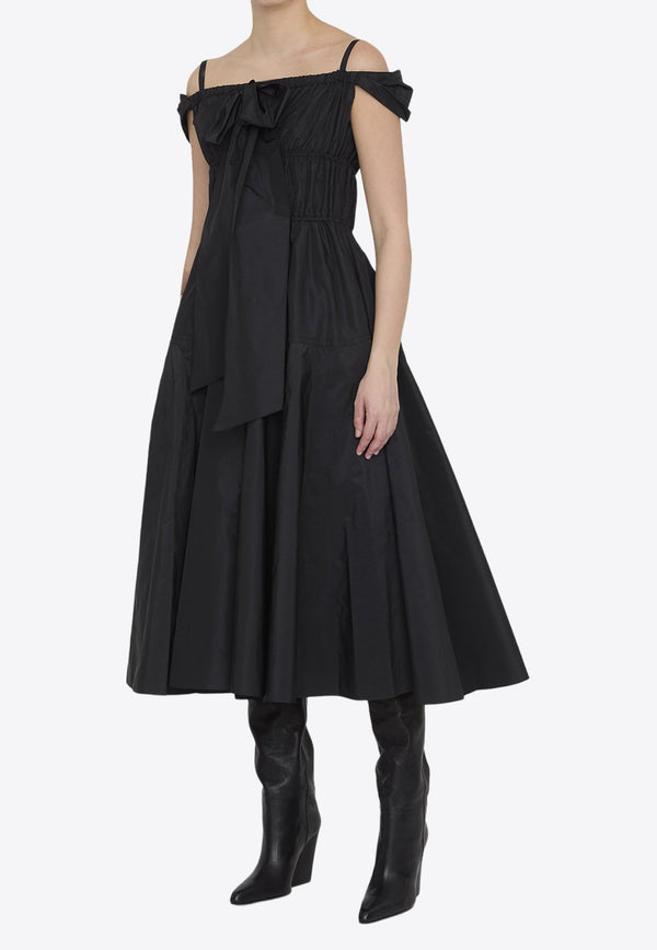 Cocktail Off-Shoulder Maxi Dress