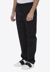 Straight-Leg Drawstring Pants