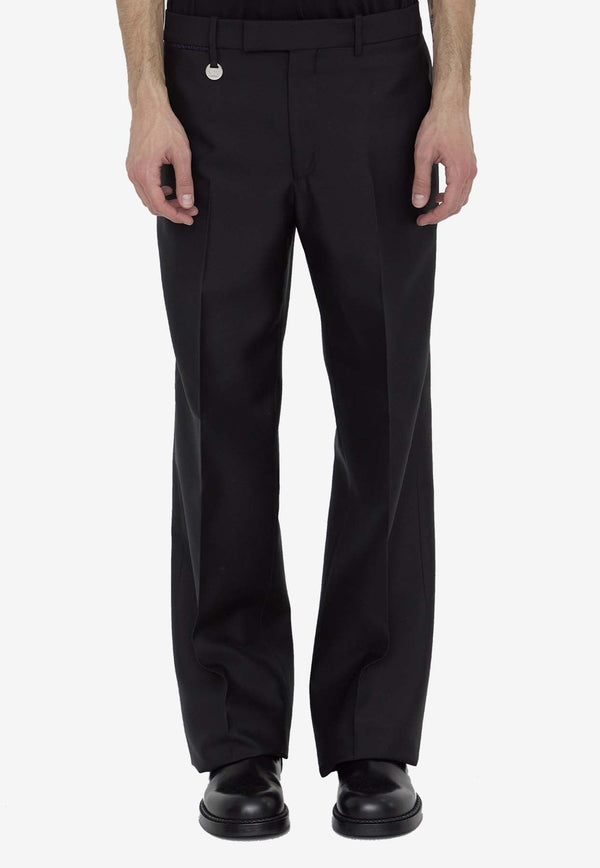 Straight-Leg Tailored Pants