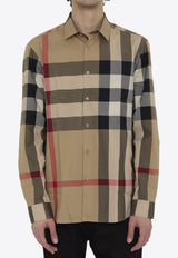 Vintage Check Long-Sleeved Shirt